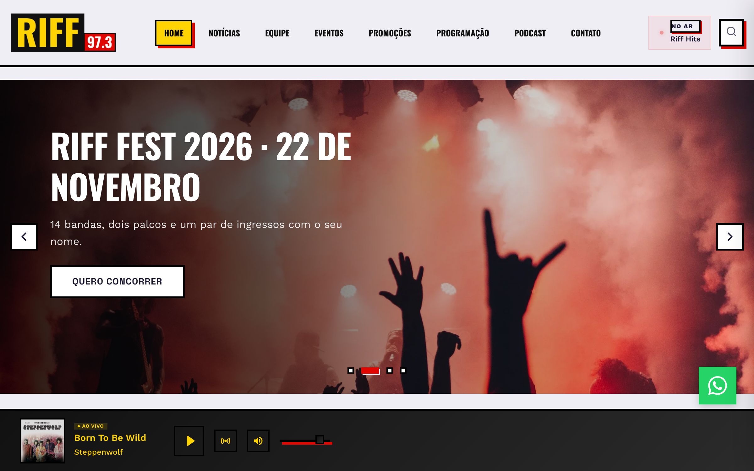 Tema Wave: a demonstração Riff 97.3, rádio fictícia de rock e alternativo