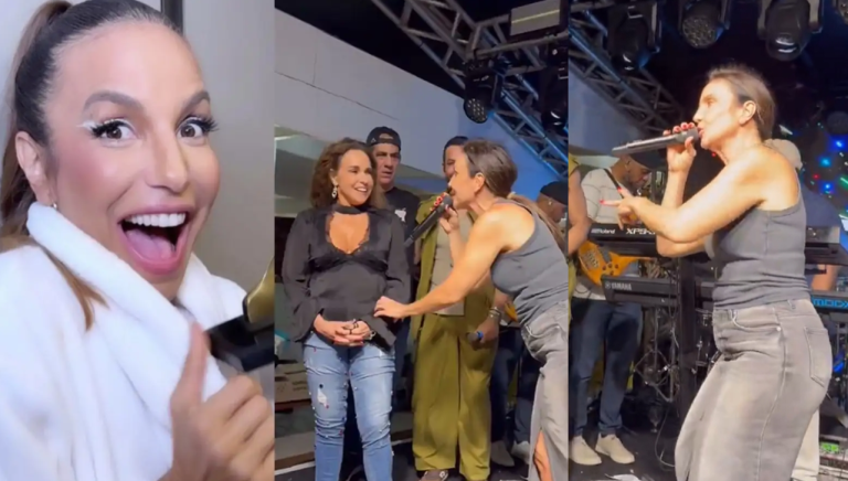 Leia mais sobre o artigo Ivete Sangalo canta hit No Pau Miúdo Não em aniversário e reação de Daniela Mercury viraliza