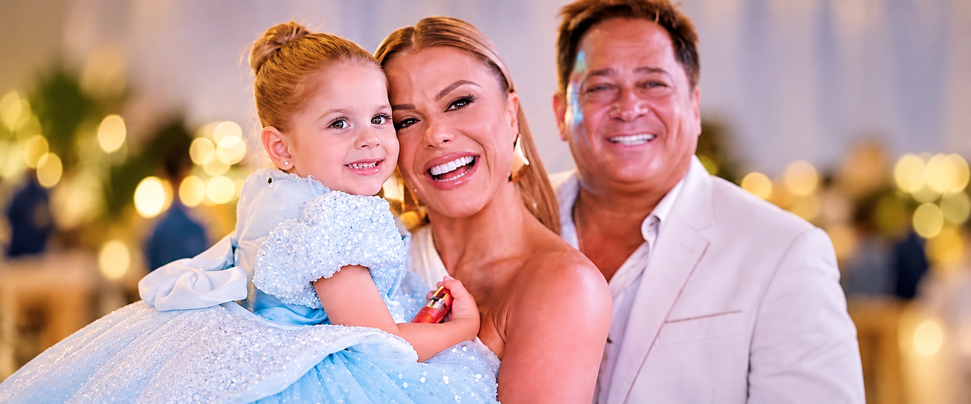 Capa de Poliana Rocha explica por que Leonardo faltou ao aniversário da neta Maria Flor